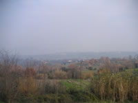 Panorama che si ammira dal centro di Pietradefusi, purtroppo durante un giorno col cielo poco limpido