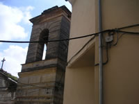 La torre campanaria della chiesa dell'Immacolata