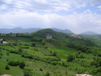 Panorama che si vede dal castello