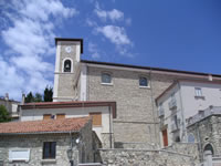 Veduta laterale della chies Madre di Santa Maria Maggiore