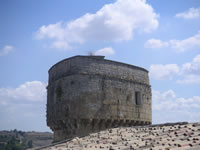 La caratteristica torre del Castello baronale