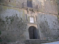 Il portale d'ingresso al Castello baronale