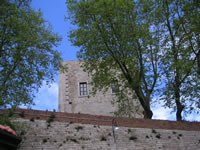 Una torre del castello di Sant'Angelo dei Lombardi