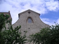 La cattedrale di Sant'Angelo dei Lombardi, vista dal lato posteriore