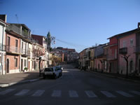 Veduta della strada principale di S. Angelo all'Esca