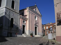 La facciata della chiesa Parrocchiale di S. Michele Arcangelo