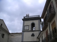 La torre campanaria della chiesa madre di Santa Paolina