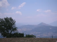 Panorama che si ammira da Senerchia