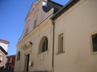 La facciata della chiesa della SS Annunziata
