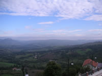 Panorama che si vede da Teora