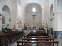 All'interno della chiesa Madre di Zungoli