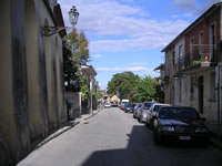 Una strada di Aiello del Sabato