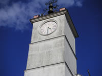 La torre campanaria della chiesa di S. Maria della Neve