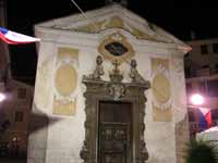 La bella facciata di una chiesa di Bagnoli Irpino