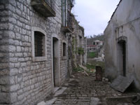 Una stradina di Casalbore vecchia