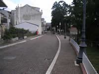 Una strada di Castel Baronia