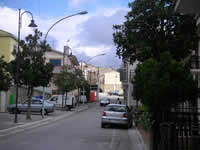 Una strada di Castel Baronia