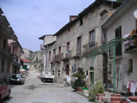 La facciata del palazzo Celli