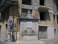 La fontana dedicata al Duca di San Donato