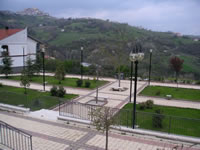 Giardini all'ingresso di Santa Paolina