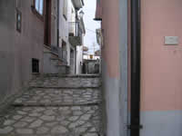 Scalinate in pietra a Trevico