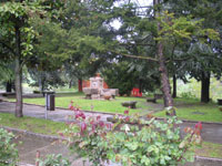 La villa comunale di Zungoli